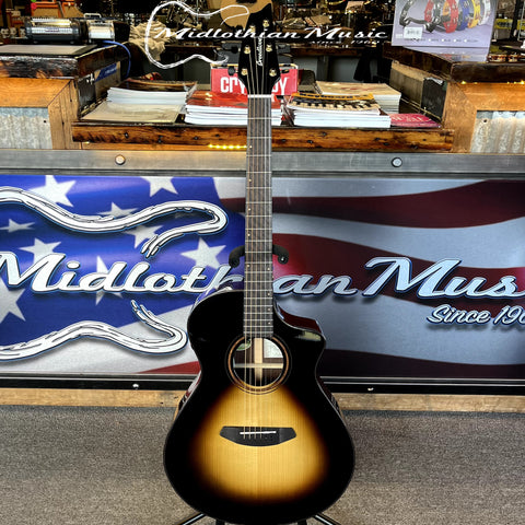 Breedlove Performer Pro Concert T CE - Acoustic Electric Guitar - Tobacco Burst Gloss Finish w/Case