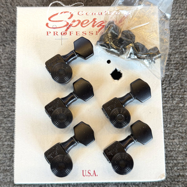 Sperzel 6L T/L Black Locking Tuners - Sold Individually! (Missing One Short Post)