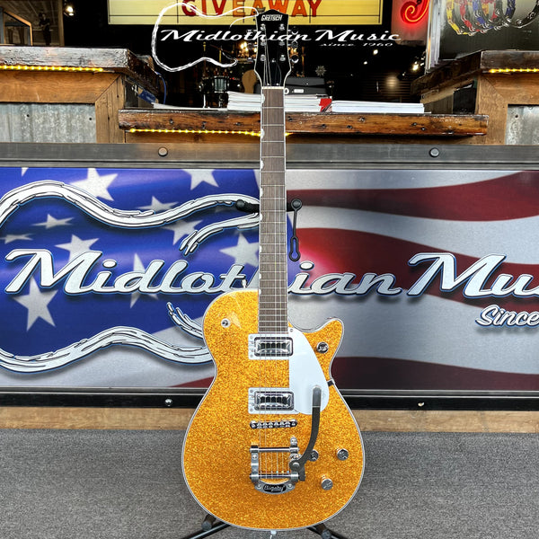 Gretsch - G5230T Electromatic Sparkle Jet FT Single-Cut w/Bigsby - Gold Sparkle Finish