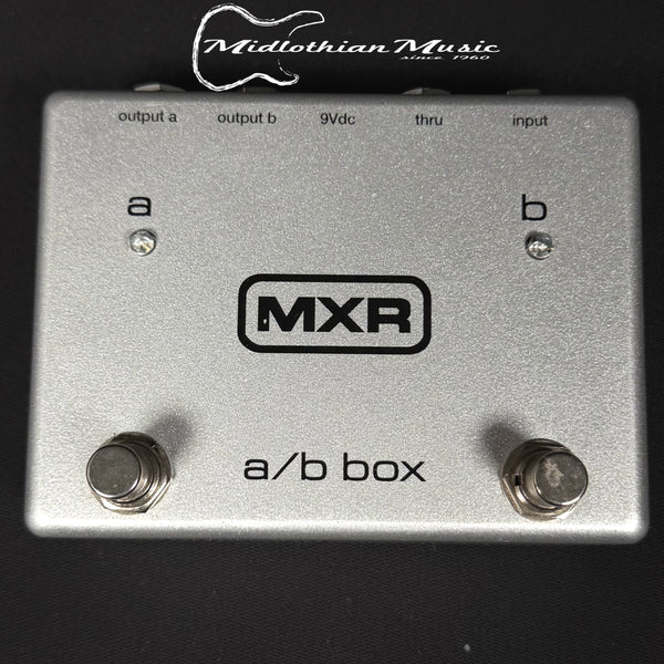 MXR M196 A/B Box Signal Switcher Pedal - Silver Finish w/Original Box & Paperwork USED