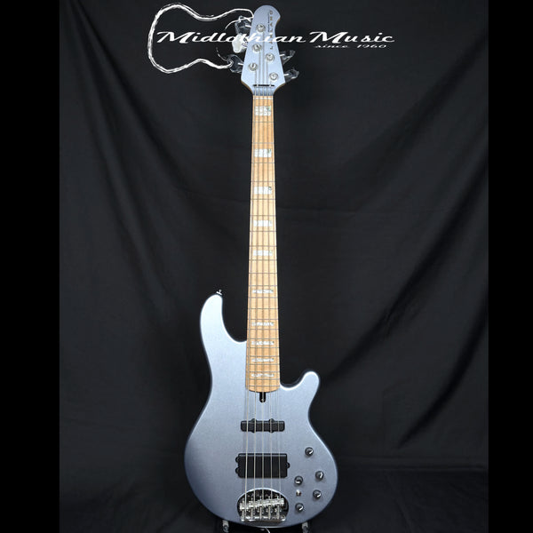 Lakland Skyline 55-02 Custom - 5-String Bass Guitar - Ice Blue Metallic Finish