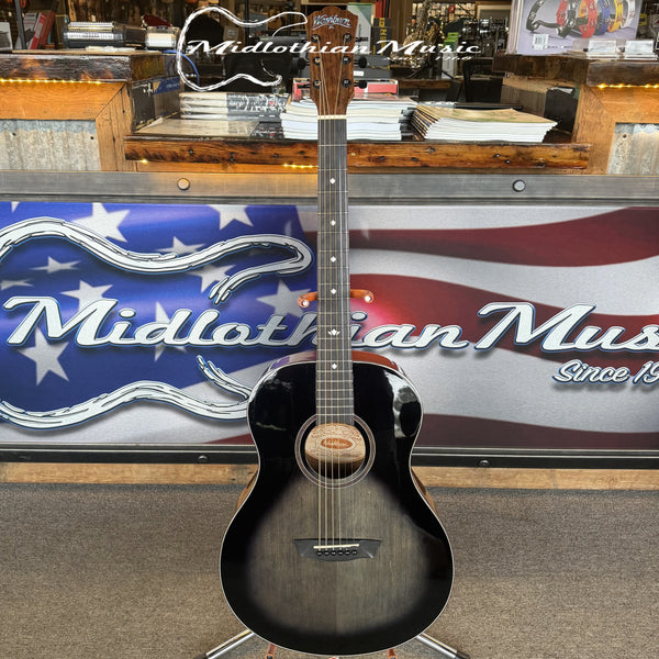 Washburn - Bella Tono Novo - S9 6-String Acoustic Guitar - Charcoal Burst USED