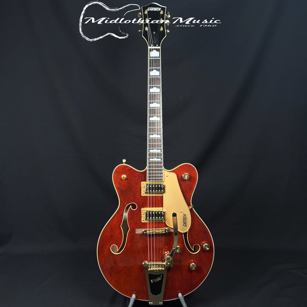 Gretsch - G5422TG - Electromatic Classic Hollowbody Double-Cut Electric Guitar w/Bigsby - Walnut Stain Finish USED