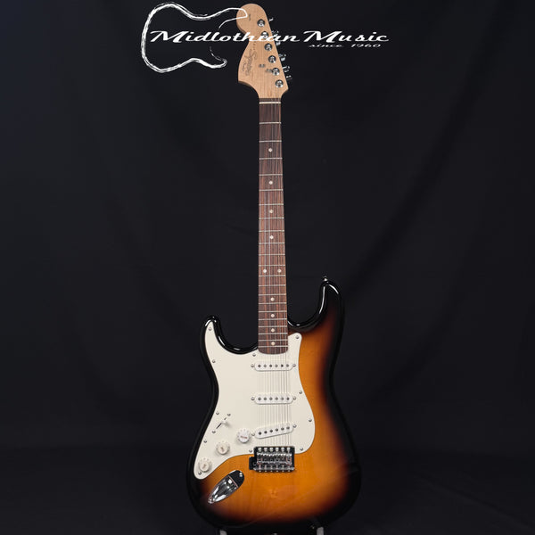 Fender - Squier Affinity Stratocaster - Left-Handed Electric Guitar - 3 Tone Sunburst Gloss USED