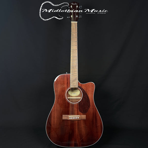 Fender CD-140SCE All Mahogany Acoustic/Electric Guitar w/Case - Natural Gloss Finish