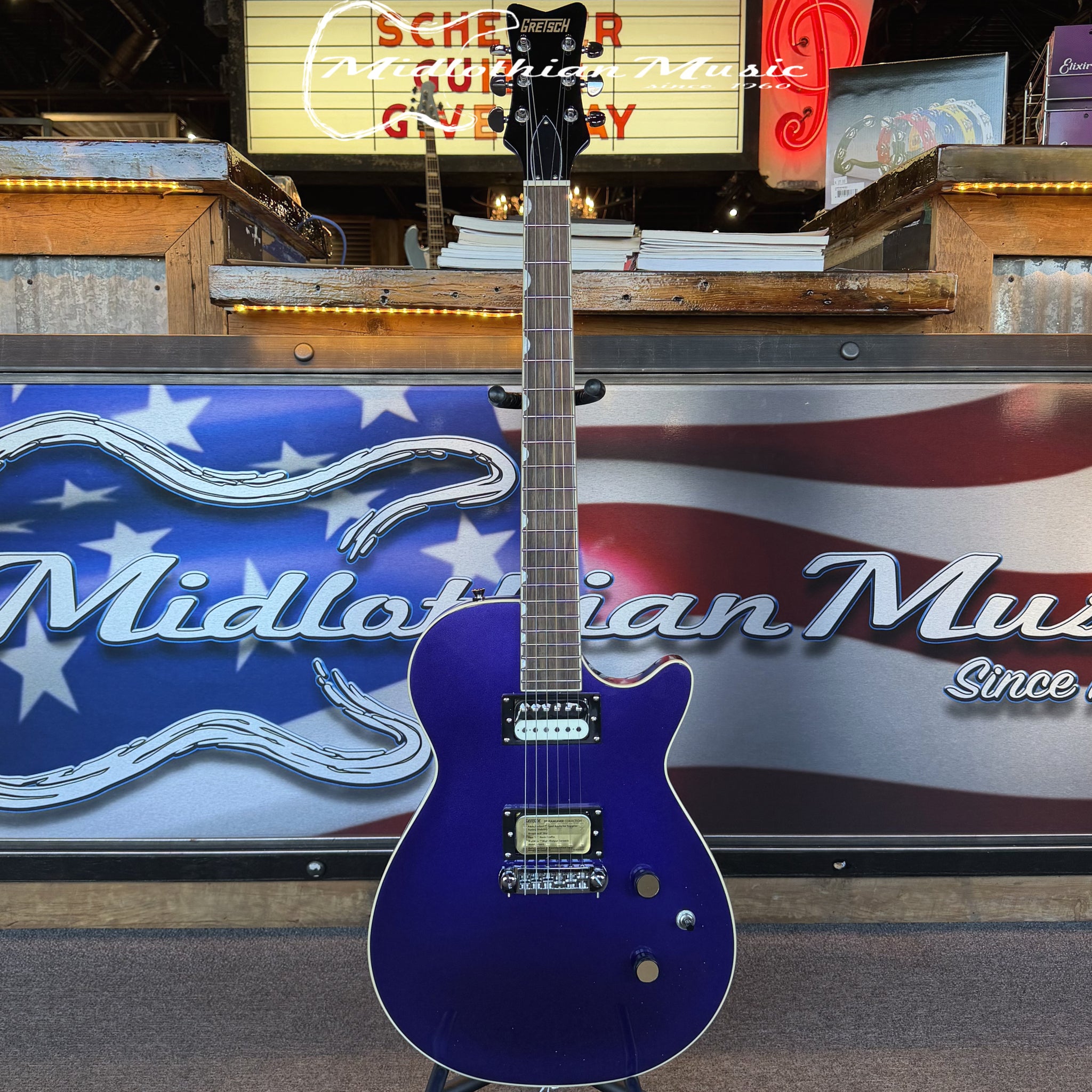 Gretsch Streamliner Jet - 6-String Electric Guitar - Nightshade Purple Gloss Finish