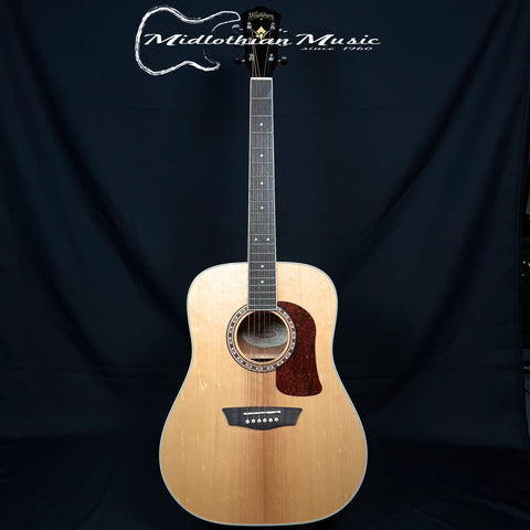 Washburn HD10S - Heritage Series - Dreadnought 6-String Acoustic Guitar - Natural Gloss Finish