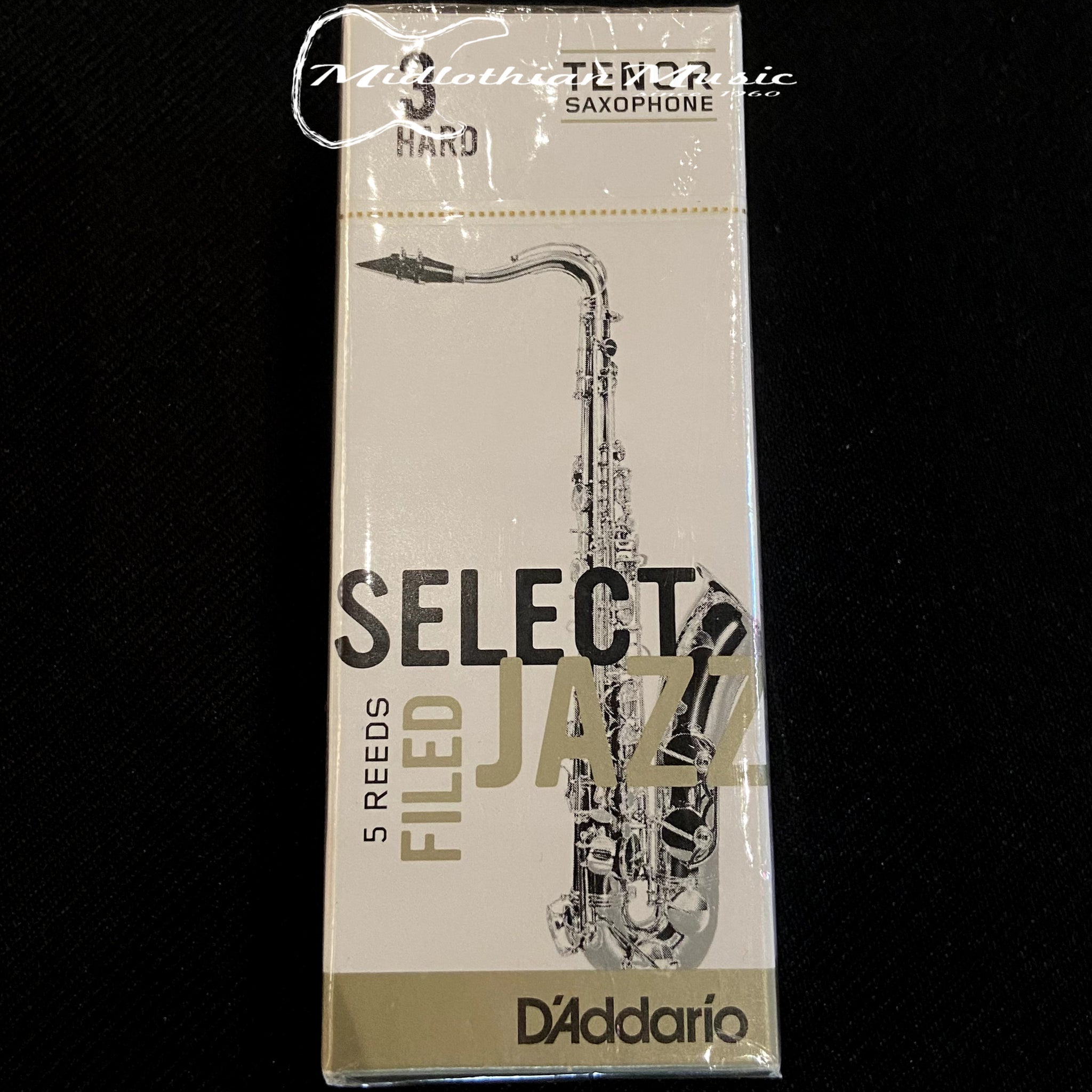 Good Jazz Reed D'Addario Select Jazz Filed Reeds - Box Of 5 Reeds - 3 HARD Size - New