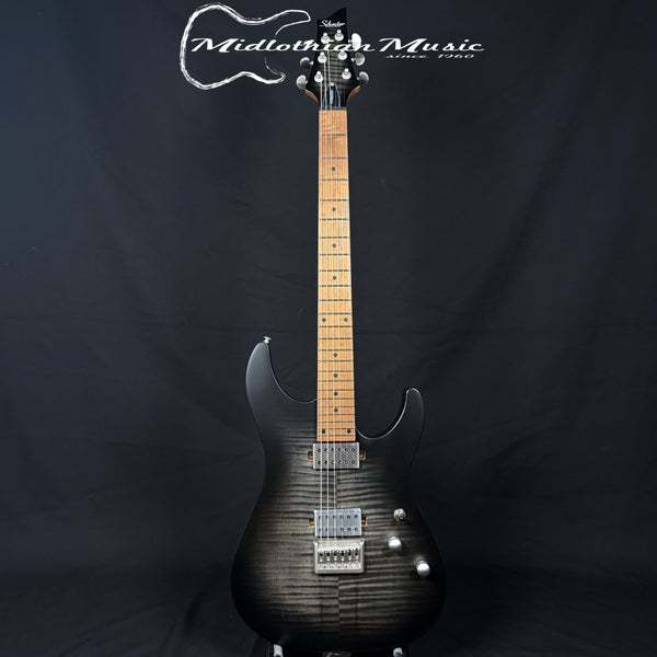 Schecter - C-1 Standard Plus - Transparent Black Burst Satin Finish