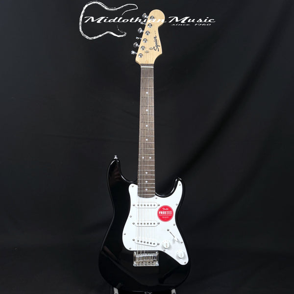 Fender - Squier Mini Stratocaster Electric Guitar - Black Gloss Finish