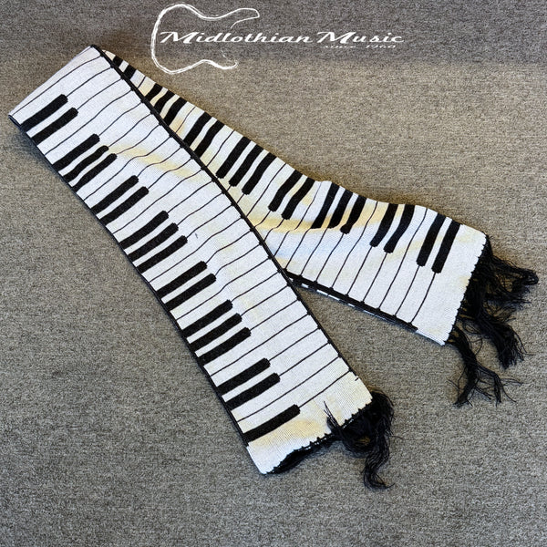 Piano Keys Knit Scarf