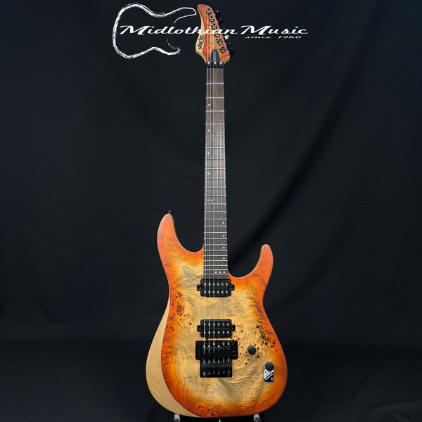 Schecter - Reaper 6 FR (Floyd Rose) Electric Guitar - Inferno Burst Satin Finish