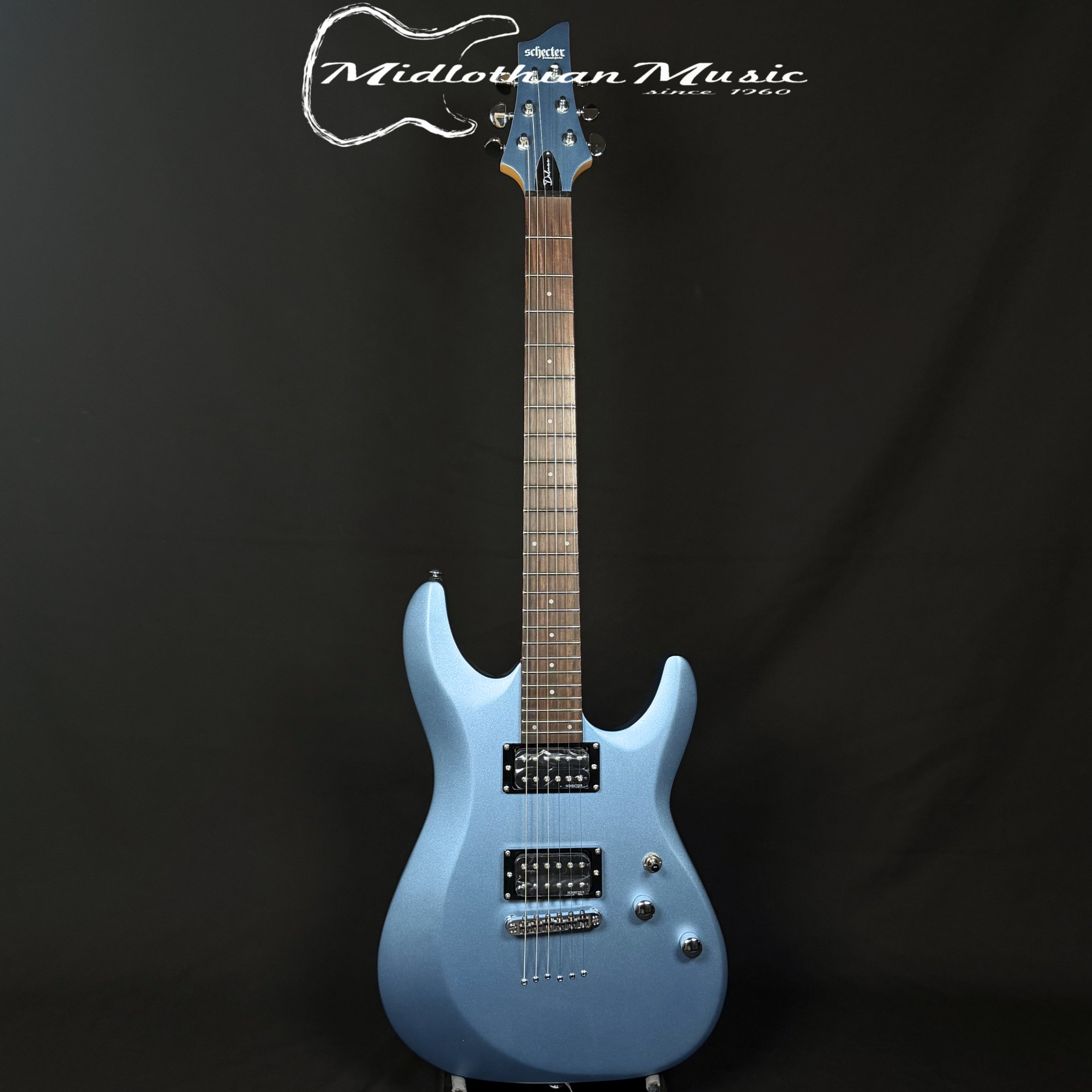 Schecter C-6 Deluxe - 6-String Electric Guitar - Satin Metallic Light