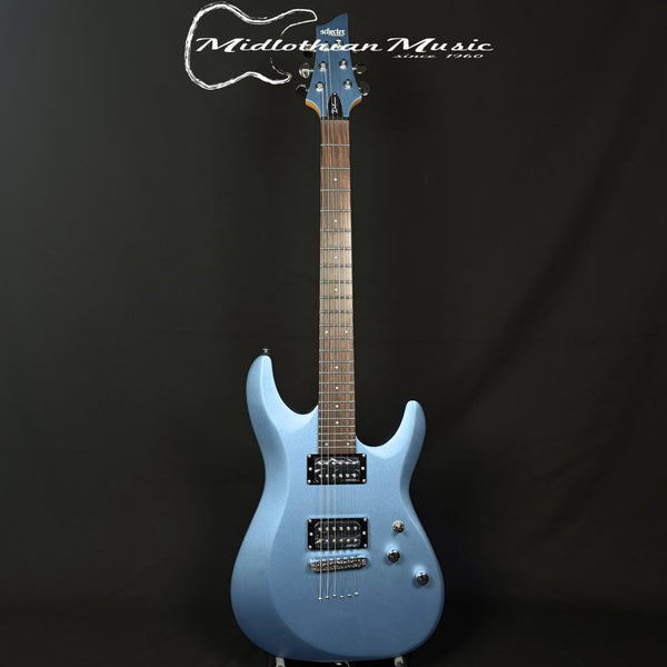 Schecter C-6 Deluxe - 6-String Electric Guitar - Satin Metallic Light Blue Finish