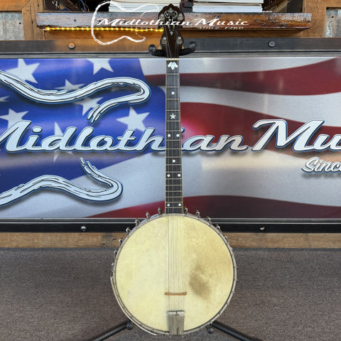 Vega Style M Tubaphone 1909 - 4-String Banjo w/Original Case & Accessories USED