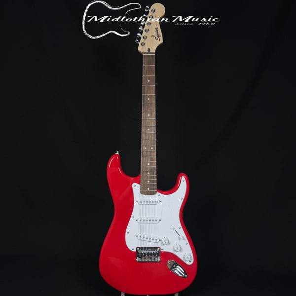 Fender - Squier Sonic Stratocaster HT (Hard Tail) Electric Guitar - Tornio Red Gloss Finish