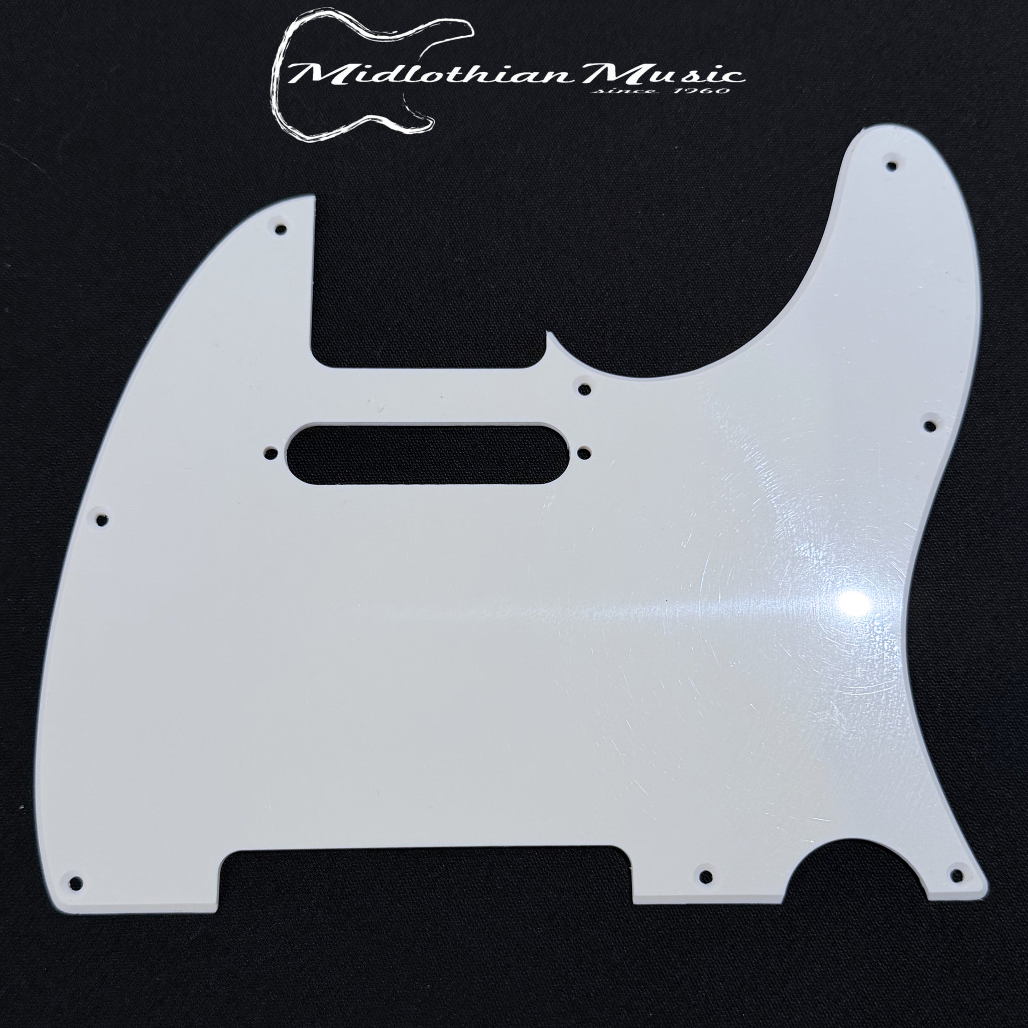 Telecaster Style Pickguard - White USED