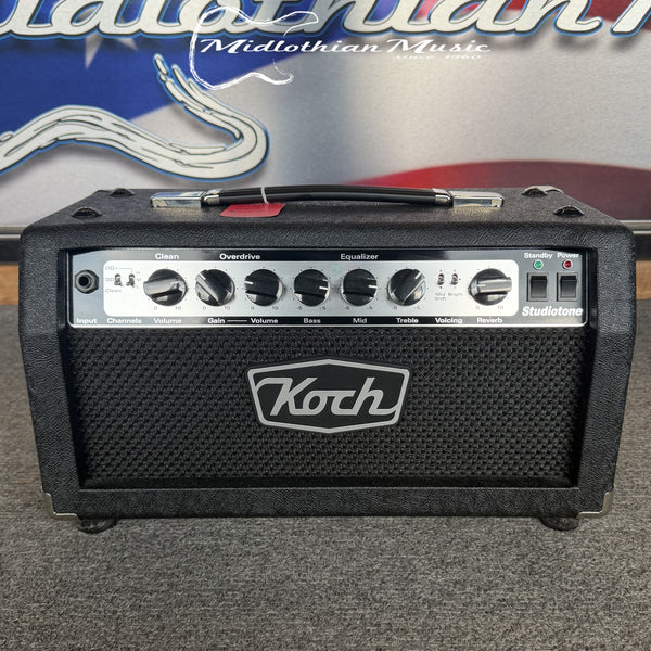 Koch Studiotone 20 - ST-20H - 20W Tube Guitar Amplifier Head & Gator Road Case USED