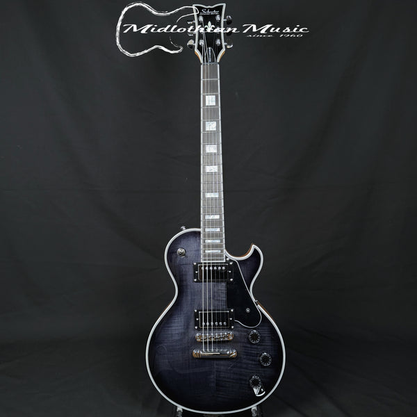 Schecter - Solo-II Custom Electric Guitar - Transparent Black Burst Gloss Finish