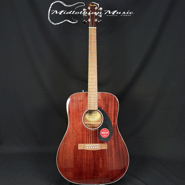 Fender CD-60s - 6-String Acoustic Guitar - Dreadnought All Mahogany - Natural Gloss