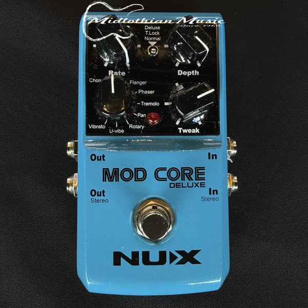 NUX Mod Core Deluxe - Modulation Effects Pedal w/Original Box USED