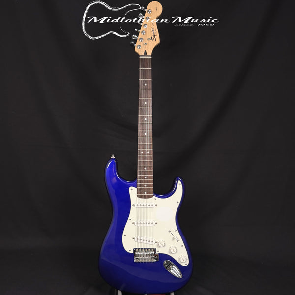 Fender Squier Affinity Stratocaster - 6-String Electric Guitar - Jewel Blue Gloss Finish USED