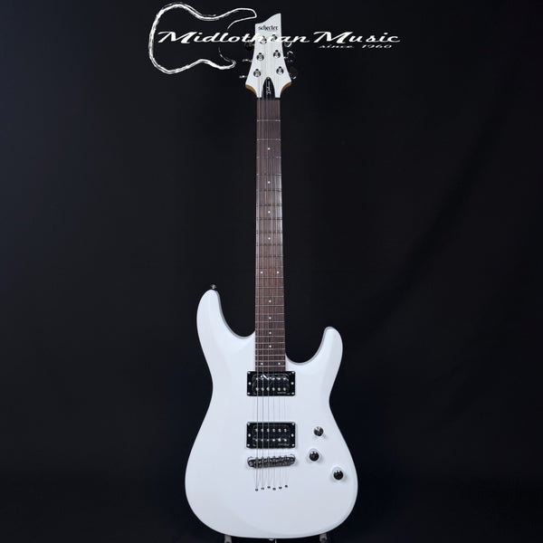 Schecter - C-6 Deluxe Electric Guitar - Satin White Finish