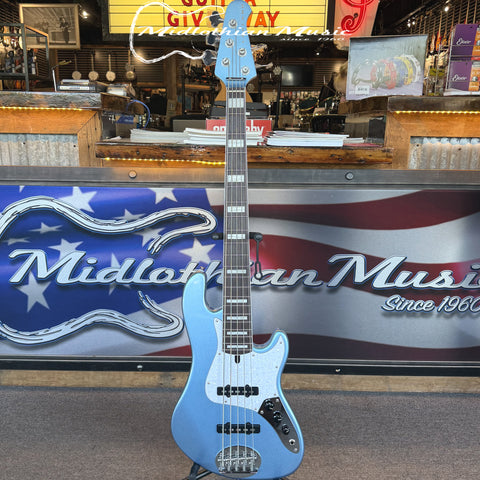 Lakland Skyline Darryl Jones DJ-5 - 5-String Bass Guitar - Lake Placid Blue Finish w/FREE GATOR GIG BAG