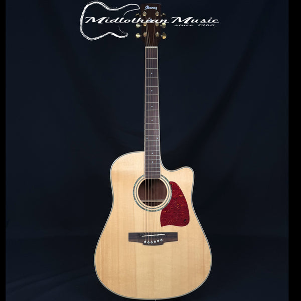 Ibanez AW130BGECE-NT - Acoustic/Electric Guitar - Natural Gloss Finish