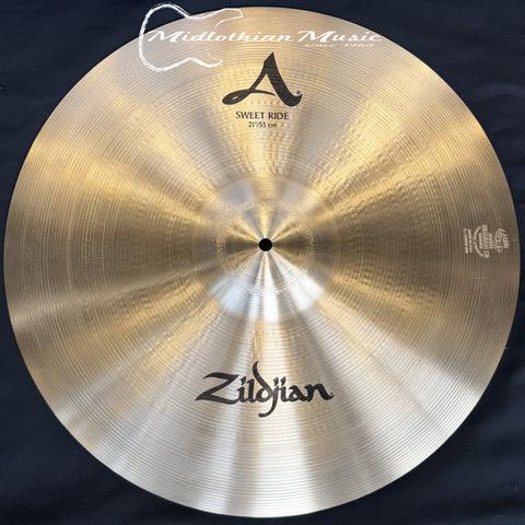 Zildjian - 21" A Sweet Ride - Ride Cymbal USED