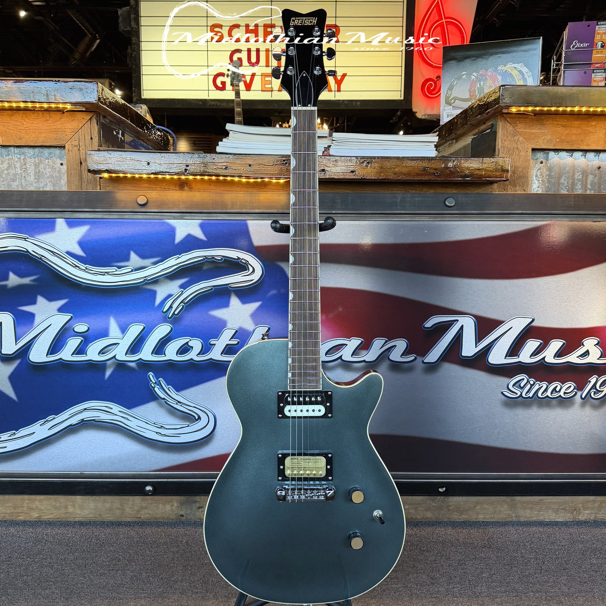 Gretsch Streamliner Jet - 6-String Electric Guitar - Gunmetal Gloss Finish