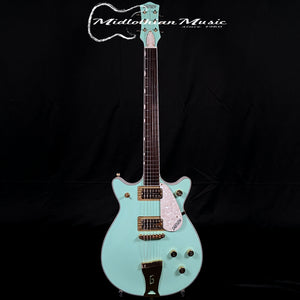 Gretsch G5448 - Two Tone Electromatic - Double Jet - 2017 - Surf Green/White Finish USED