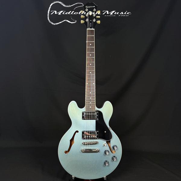 Epiphone - ES-339 Pro Semi-Hollow - Limited Edition Custom Shop Electric Guitar - Pelham Blue Gloss Finish USED
