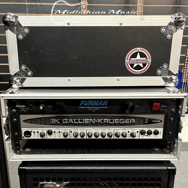 Bundle! Road Runner 4RRUED Rack Unit + Furman RP-8L Power Unit + Ampeg 700RB MKII Head Amp USED