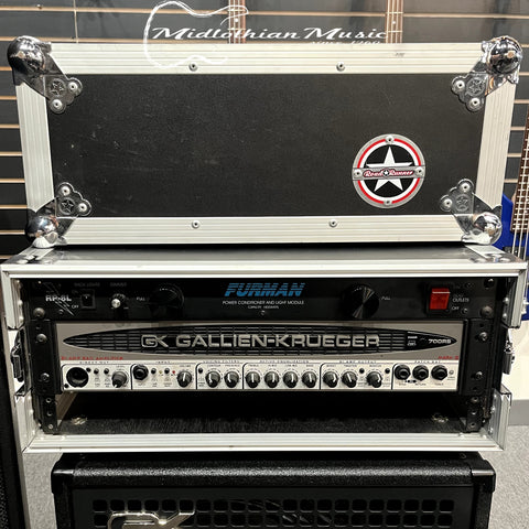 Bundle! Road Runner 4RRUED Rack Unit + Furman RP-8L Power Unit + Ampeg 700RB MKII Head Amp USED