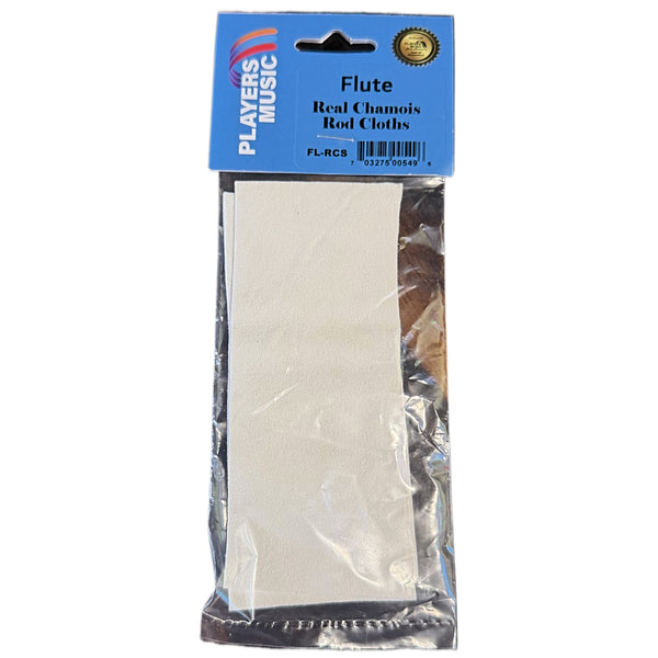 Players Music - Flute - Real Chamois Rod Cloths (FL-RCS) (3-Pack)