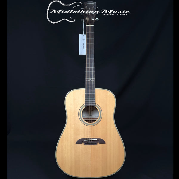 Alvarez AD60 - Herringbone Dreadnought Acoustic Guitar - Natural Gloss Finish
