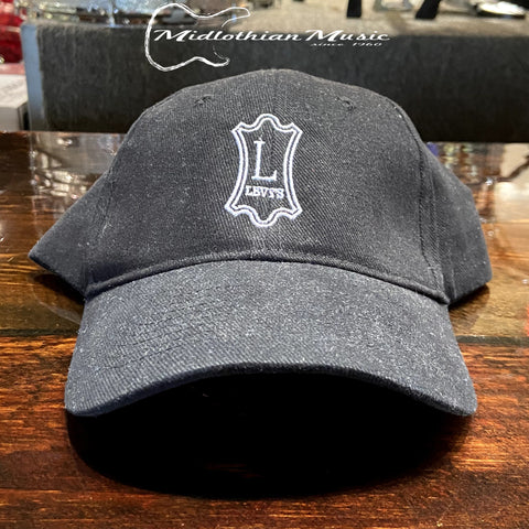 Levy's Straps - Strapback Hat - Universal Size - Black Finish
