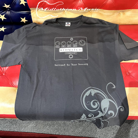 Red Witch - Guitar Effects Pedals - T-Shirt - Gray Finish - XL