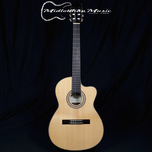 Ibanez GA34STCE Acoustic-Electric Nylon Classical Guitar - Natural High Gloss