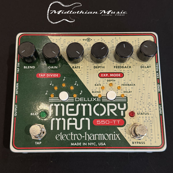Electro- Harmonix Deluxe Memory Man 550-TT - Analog Delay Pedal USED