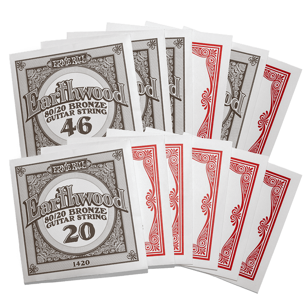 Ernie Ball - Earthwood - 80/20 Bronze Alloy - 12-String Acoustic Guitar Strings - 9-46 (2010) (1 Pack)