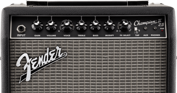 Fender - Champion II 25 - 25 Watt 1 x 8" Guitar Combo Amplifier w/FX