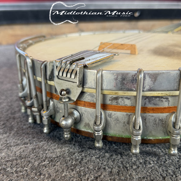 Vega Style M Tubaphone 1909 - 4-String Banjo w/Original Case & Accessories USED