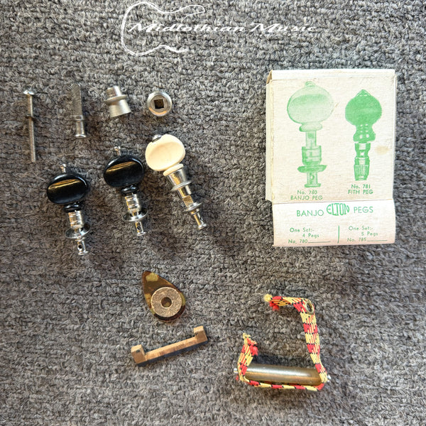 Vega Style M Tubaphone 1909 - 4-String Banjo w/Original Case & Accessories USED