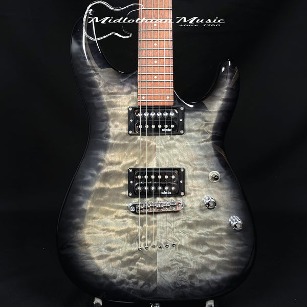 Schecter C-6 Plus - Electric Guitar - Charcoal Burst Finish