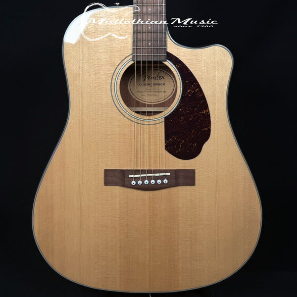 Fender CD-140SCE - Acoustic/Electric Guitar w/Case - Natural Gloss Finish