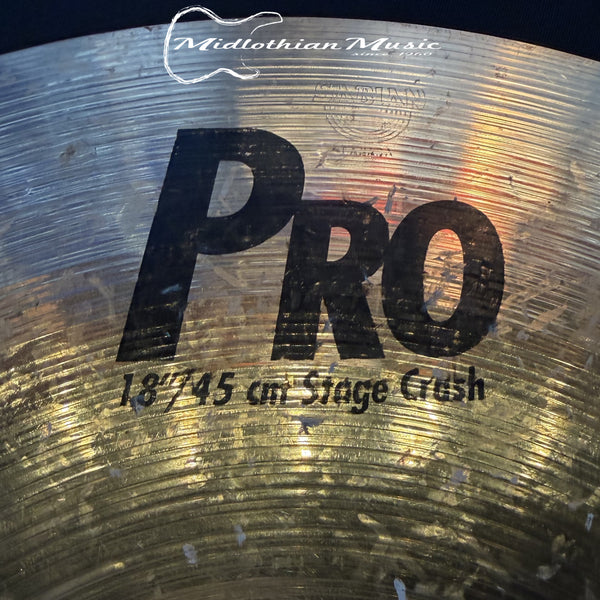 Sabian Pro - 18" Stage Crash Cymbal USED