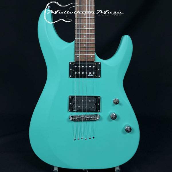 Schecter C-6 Deluxe - 6-String Electric Guitar - Satin Aqua Finish USED