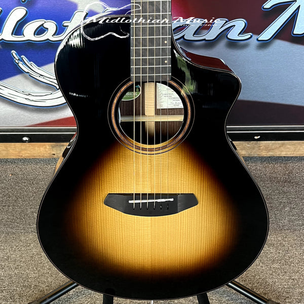Breedlove Performer Pro Concert T CE - Acoustic Electric Guitar - Tobacco Burst Gloss Finish w/Case